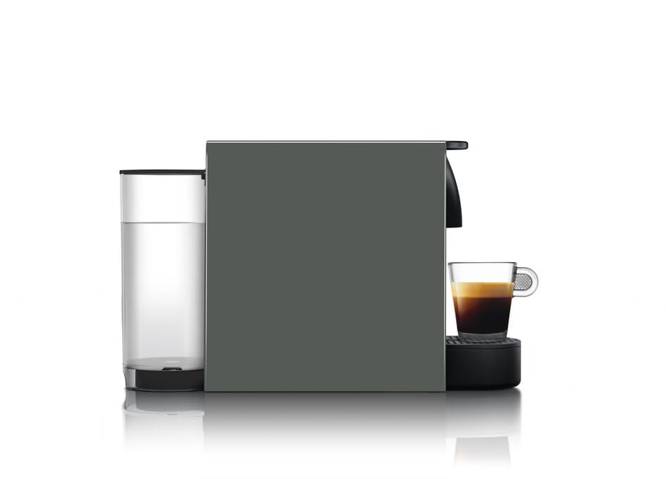 Nespresso Krups XN110BRD Essenza mini coffee capsule machine | 0.6 L | 19 bar | energy saving mode | grey | energy class A