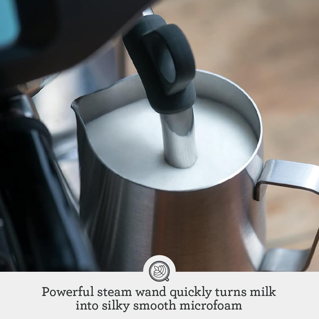 Sage - The Barista Pro, Bean to Cup Coffee Machine with Grinder and Milk Frother, Brushed Stainless Steel