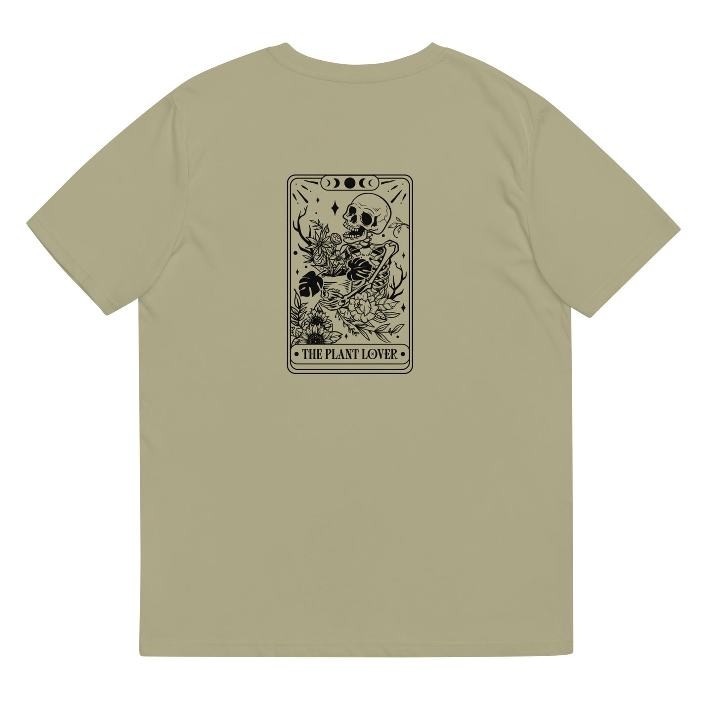 plant lover tarot // front + back // organic t-shirt