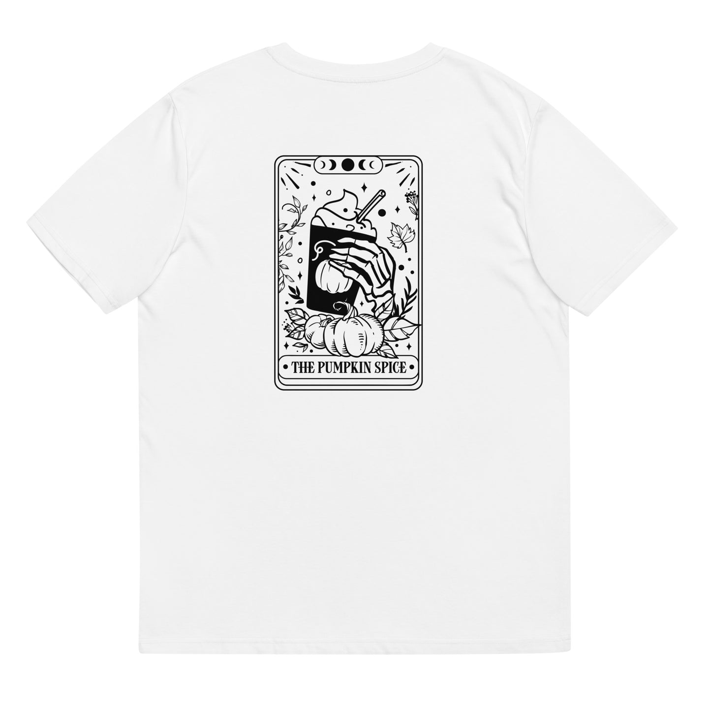 pumpkin spice tarot // organic white t-shirt