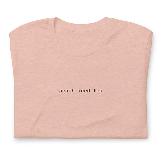 peach iced tea // t-shirt