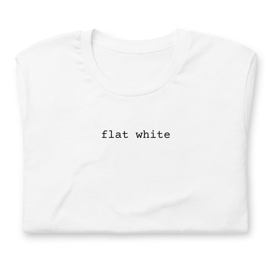 flat white // t-shirt