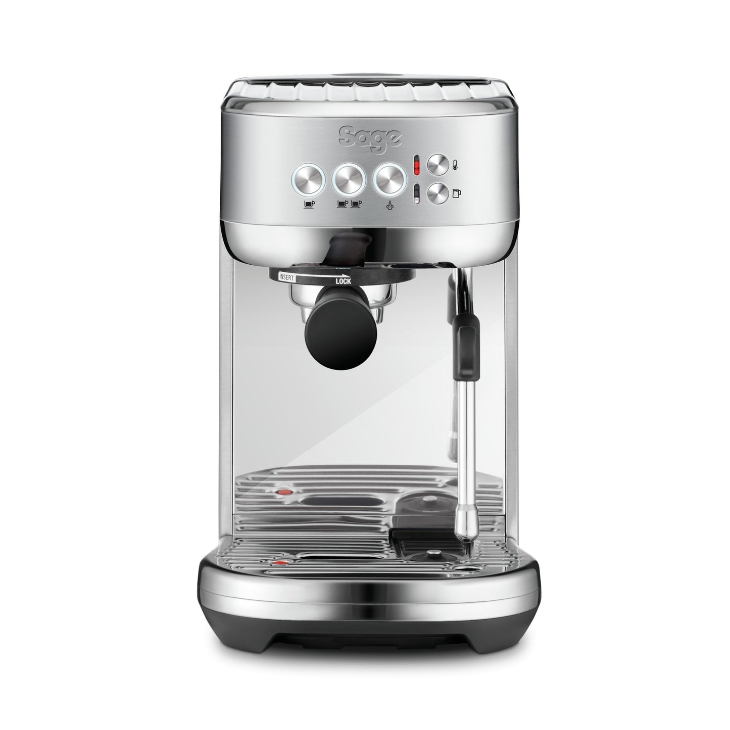 Sage - The Bambino Plus - Compact Coffee Machine with Automatic Milk Frother, Brushed Stainless Steel